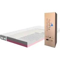 TULENA Matras , 180 x 190 cm. Comfortabele schuimmatras, medium/hard, H4/H5. Comfortlaag van 16 cm. Dubbelzijdig matras. Antibacteriële hoes met rits
