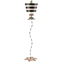 Elstead Lighting Staande LED Lamp South Beach | 1X E27 Max 60W | Black, Putty & Gold Leaf