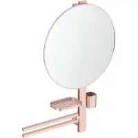 Ideal standard Alu+ Beauty Bar accessoirecombinatie, model L800, met spiegel met een diameter van 50 cm