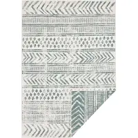 Hanse Home Dubbelzijdig Buitenkleed Biri - Groen/Crème 80 x 150 cm