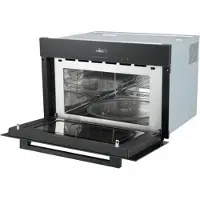 Continental Edison Inbouwmagnetron - - 1450 W - 34 L - Grillcombinatie - CEMO34CEB3 - 59,5 x 38,3 x 49,2 cm - Zwart