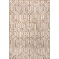 Home Collection Dubbelzijdig Buitenkleed Flatweave - Oker 80 x 150 cm