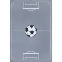 Hanse Home Vloerkleed Kids Estadio - Grijs 120 x 170 cm