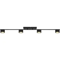 Nordlux Design plafondlamp Clyde 4-lichts zwart