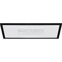 Eglo Zwarte led plafonnière Bordonara 120x30