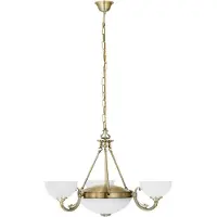 Eglo Hanglamp Savoy 4-lichts oudmessing