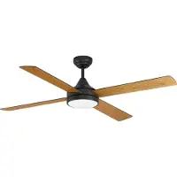 Eglo Trinidad Plafondlamp met ventilator - 122cm - AC longer life - Zwart - Dimbaar - Instelbaar wit licht