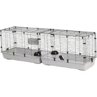Savic Cubix 200 - Knaagdierkooi - XXL - Zwart - 200 x 50 x 63,5 cm