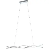 Eglo Lasana 2 - Hanglamp - 3 Lichts - Chroom - Wit