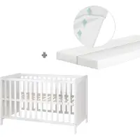 Roba Co-sleeper Wit 60 X 120 Cm Met Safe Asleep Matras | Maat: 60x120 cm