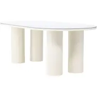 Ebuy24 Fjôrd Eettafel Havstenssund 110x220cm Sintered Stone