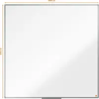 Nobo Essence Steel Lacquered Board 1200x1200 Mm Wit