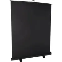 StudioKing Roll-Up Achtergrondscherm FB-150200FB 150x200 cm Zwart