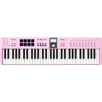 Arturia KeyLab Essential mk3 61 Rose Quartz MIDI controller met 61 toetsen, pads en DAW-integratie