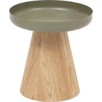 Atmosphera Hercyna Salontafel - Ø40xH42cm - Groen