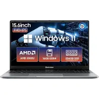 Blackview AceBook 6 - Laptop - 15,6 inch Full HD - 16GB DDR4 RAM - 256GB SSD - AMD Ryzen 5 3500U - Windows 11 Notebook - Radeon Vega 8 Graphics - Grijs
