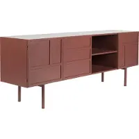 Housecraft living Davis Dressoir Metaal Bruin| Rood