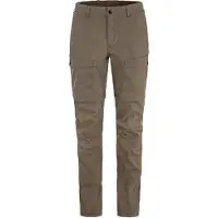Fjällräven - Women's Abisko Hybrid Trail Trousers Zip-Off - Trekkingbroek 42, bruin