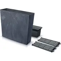 Prosperplast - Bloempot - Urbi Case Beton Effect - Antraciet -