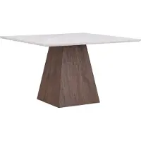 Ebuy24 Cael eetkamertafel 120x120cm grijs, mokka.