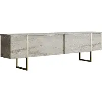Skye Decor TV-meubel Sleek | spaanplaat grijs 180x50x30 cm tv-meubels | NADUVI