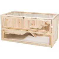 Trixie - Knaagdierenkooi Hout - Dierenverblijf - 100X50X50 cm