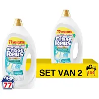 Witte Reus 2x Wasmiddel Frisse Reus Gel Lotus 77 Wasbeurten 3,465 Liter