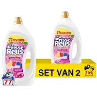 Witte Reus 2x Wasmiddel Frisse Reus Gel Orchidee 77 Wasbeurten 3,465 Liter