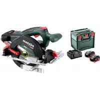 Metabo KS 18 LTX 57 BL 18V Li-ion Accu Cirkelzaag Set (2x 8.0Ah Accu) In MetaBox - 165mm