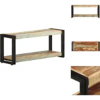 vidaXL Tv-kast - Tv-kasten - Tv-standaard - Tv-standaarden - Tv-meubel 90x30x40 cm massief gerecycled hout