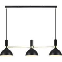 Markslöjd Hanglampe , Larry, dimbare, Zwart, Keuken, Metaal, Modern