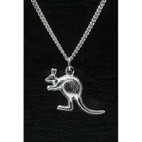 MOOYE ® - Collectie Zilveren Kangoeroe ketting hanger