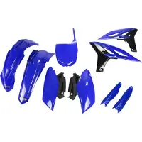 Ufo Yamaha Yzf 250 2010-2010 Yakit308f-089 Fork Protectors & Plastic Set