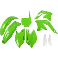 Ufo Kawasaki Kxf 250 2008-2008 Kakit210f-026 Fork Protectors & Plastic Set