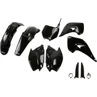 Ufo Kawasaki Kx 125/250 2003-2003 Kakit230f-001 Fork Protectors & Plastic Set
