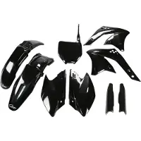 Ufo Kawasaki Kxf 250 2008-2008 Kakit210f-001 Fork Protectors & Plastic Set