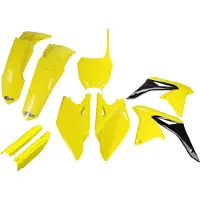 Ufo Suzuki Rmz 250 2010-2018 Sukit411f-102 Fork Protectors & Plastic Set