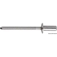 Osculati Stainless Steel Standard Head Rivet 4.8x12 Mm 500 Units Zilver