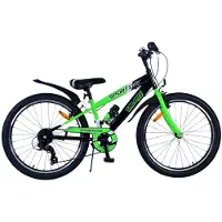 Volare Sportivo Kinderfiets - Jongens - 24 inch - Groen Zwart- 7 Speed