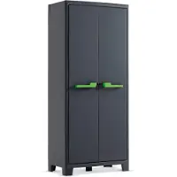 Keter Moby hoge kast - 4 planken - 80x44x182 cm - Antraciet