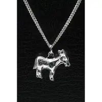 MOOYE ® - Collectie Zilveren Ezel ketting hanger