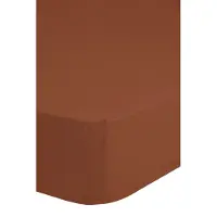 Good Morning Hoeslaken Jersey Katoen Stretch 30cm Hoge Hoek - terra 140x200cm