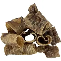 Petsnack Buffelslurf - Kauwsnack Gedroogde Buffel Luchtpijp - 5cm, 250gr