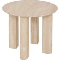 Atmosphera Anaya Bijzettafel - Ø44xH51cm - Beige
