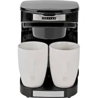 Butler Compact Koffiezetapparaat | 2 Porseleinen kopjes | 0,25 l | 450 W | Automatische uitschakeling | Zwart
