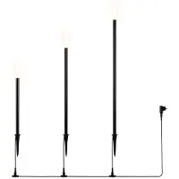TRIO Led prikspots | Stick | Zwart | IP44 | 3.5W | 3-delig | Lighting