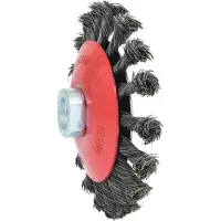 Ks Tools 340.0049 Conische vorm-staaldraadborstel 0,5 mm, Ø 115 mm