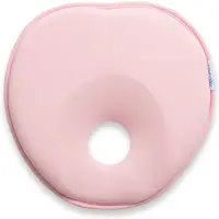 NEW BABY ergonomisch babyhoofdkussen 21x30 cm roze - Babykussen