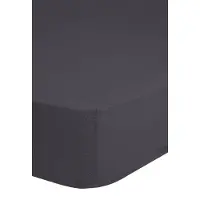 Good Morning Hoeslaken Jersey Katoen Stretch 30cm Hoge Hoek - anthracite 90x220cm