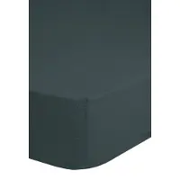Good Morning Hoeslaken Jersey Katoen Stretch 30cm Hoge Hoek - dark green 140x200cm